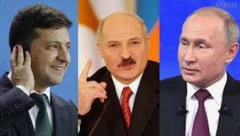 Lukasenko , Putin, Zelensky
